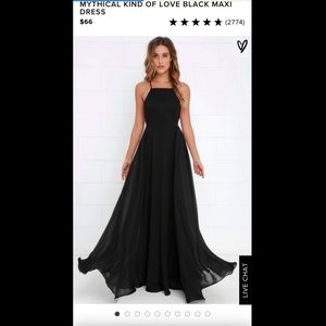 Mythical Kind Of Love Black Maxi Dress